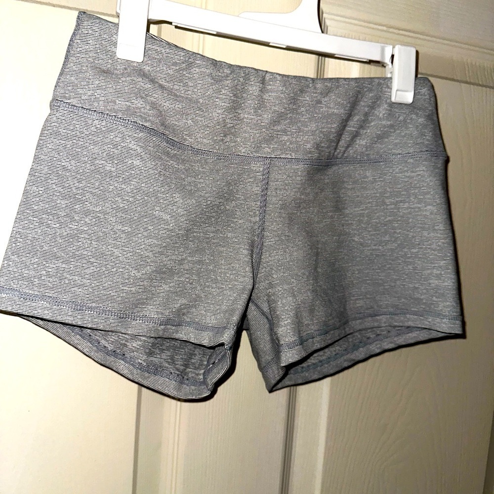 Born Primitive Gray Women's spandex Athletic Shorts XS Gym activewear summer